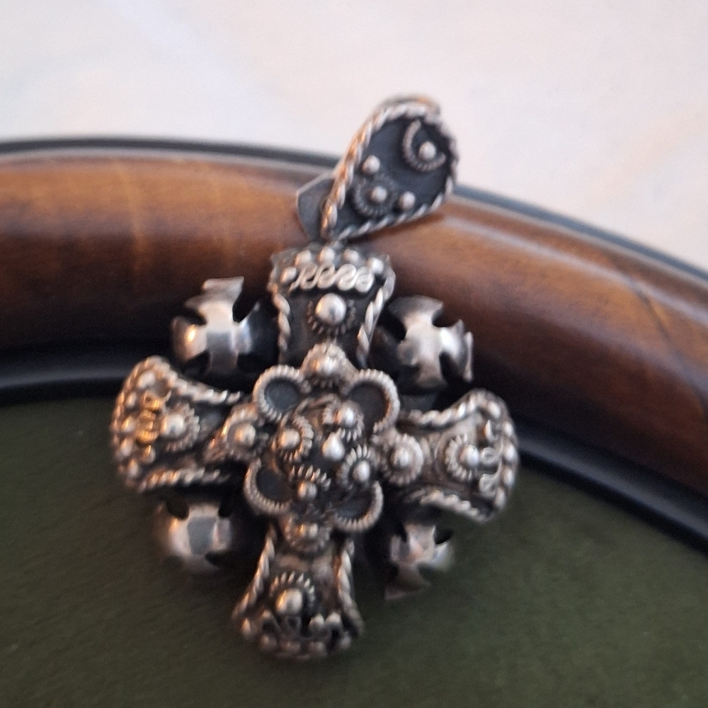 Mexican 925 Cross Pendant